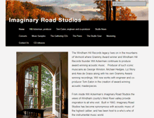 Tablet Screenshot of imaginaryroadstudios.com